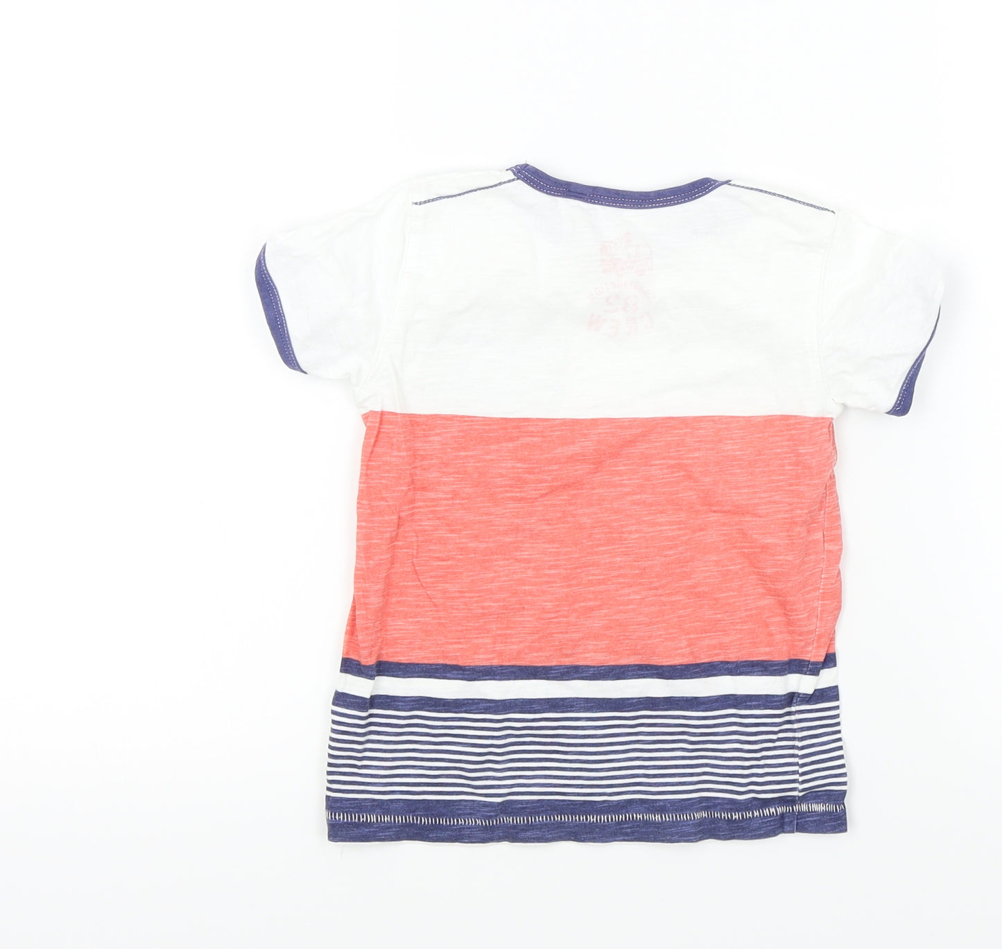 NEXT Boys Multicoloured Striped  Basic T-Shirt Size 2-3 Years