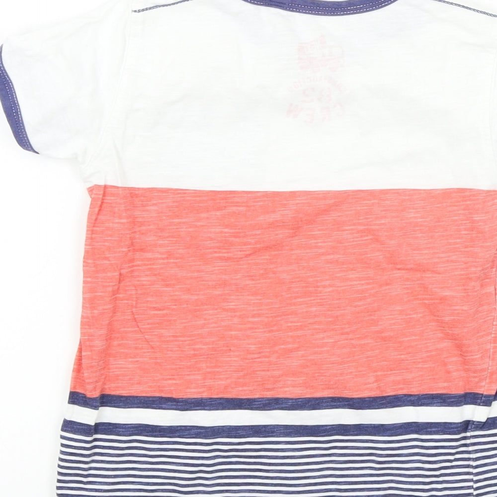 NEXT Boys Multicoloured Striped  Basic T-Shirt Size 2-3 Years