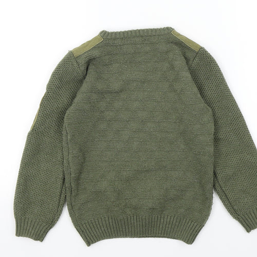 George Boys Green   Pullover Jumper Size 8-9 Years