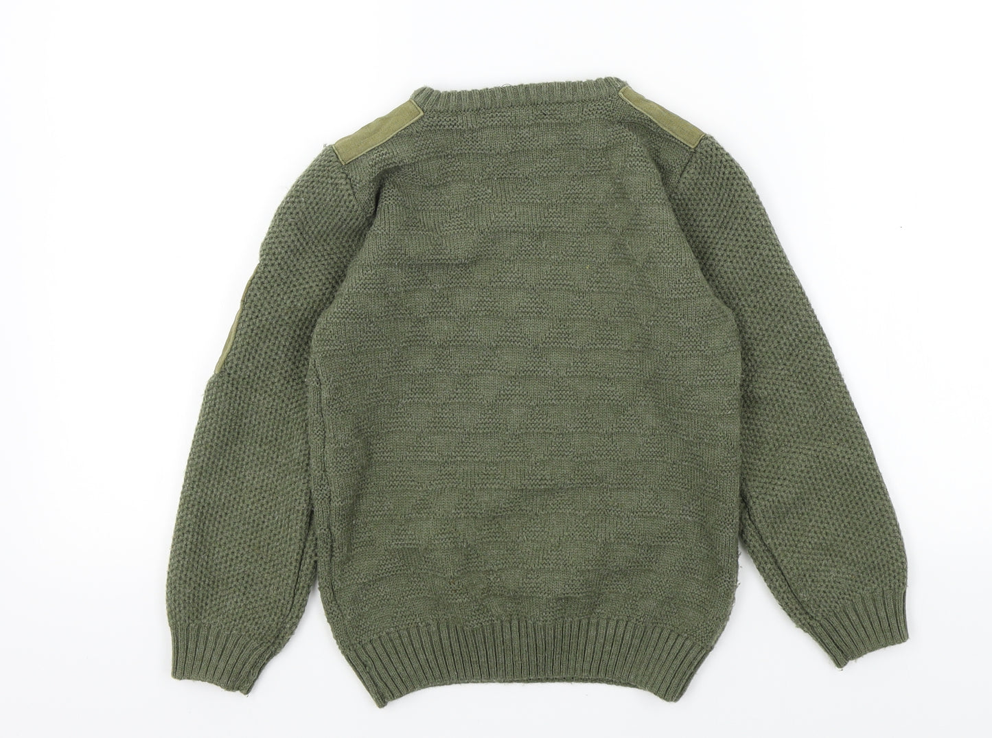 George Boys Green   Pullover Jumper Size 8-9 Years