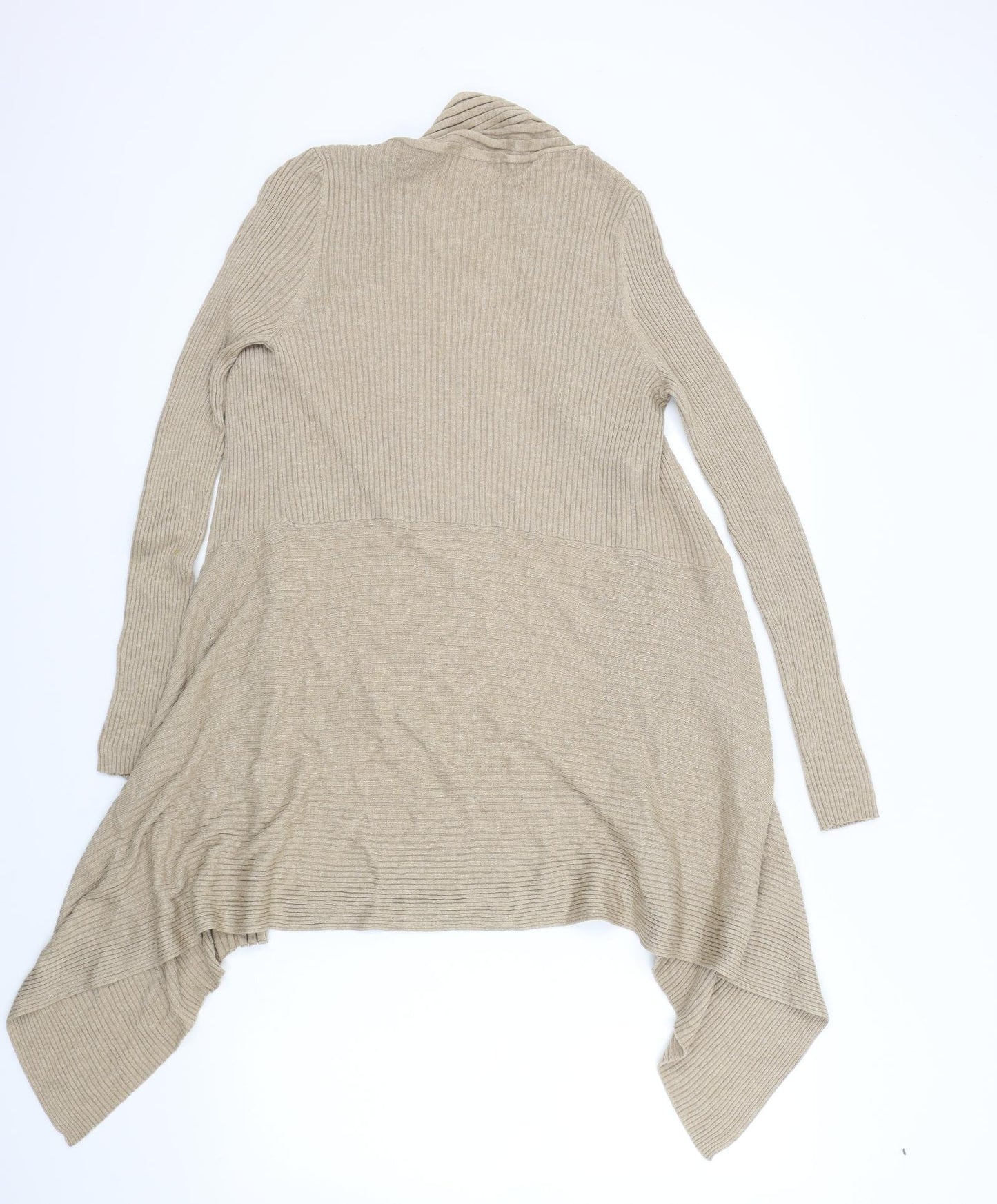 M&S Womens Beige   Cardigan Jumper Size 10