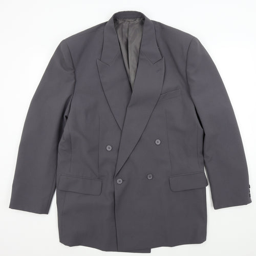 PREMIER MAN Mens Grey   Jacket Suit Jacket Size L