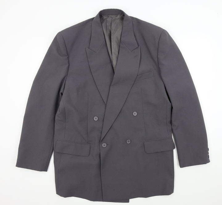 PREMIER MAN Mens Grey   Jacket Suit Jacket Size L