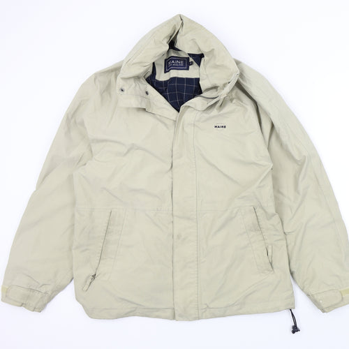 Maine Mens Beige   Jacket  Size S
