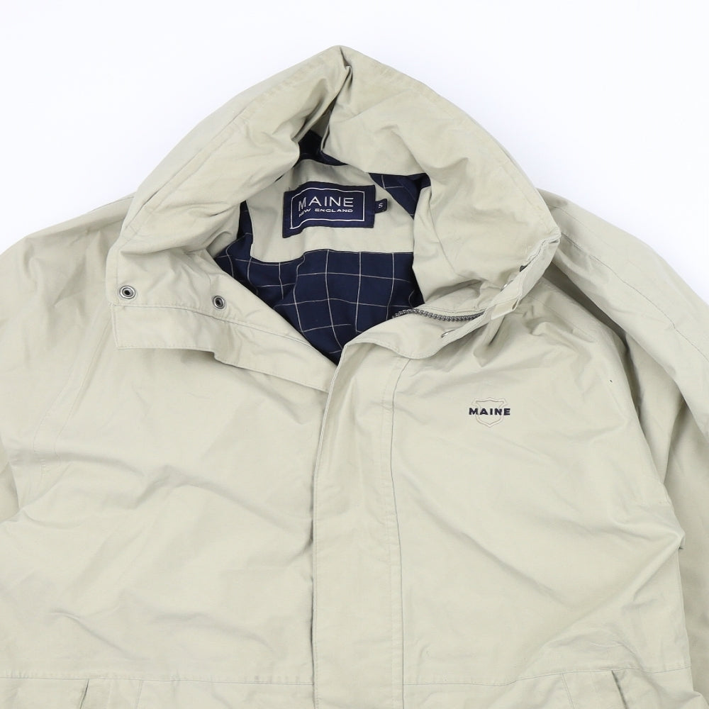 Maine Mens Beige   Jacket  Size S