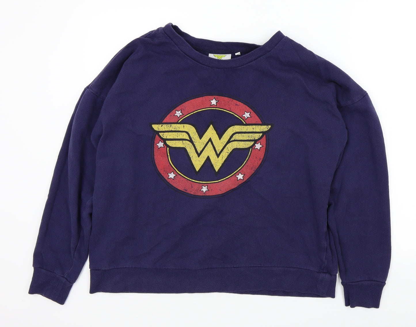 NEXT Womens Blue   Pullover Jumper Size L  - Wonder Woman
