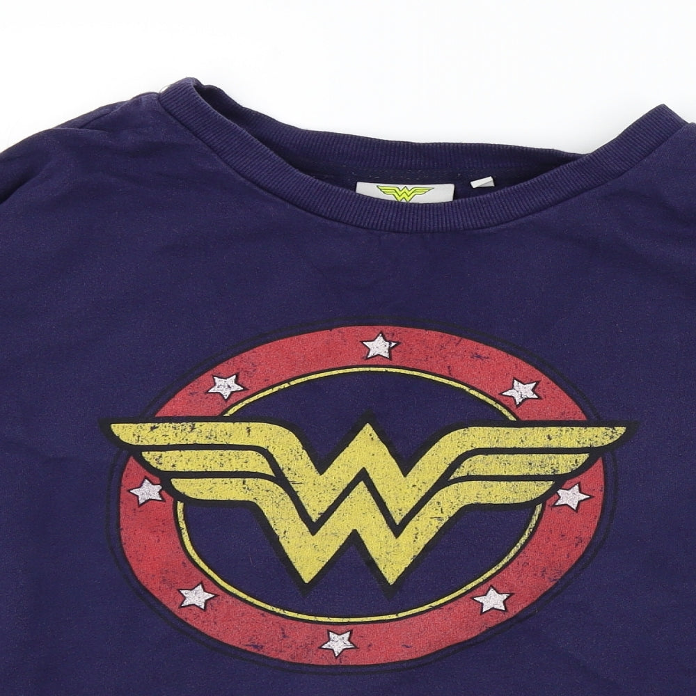 NEXT Womens Blue   Pullover Jumper Size L  - Wonder Woman