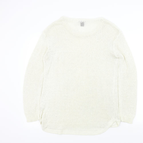 H&M Womens Beige   Pullover Jumper Size M