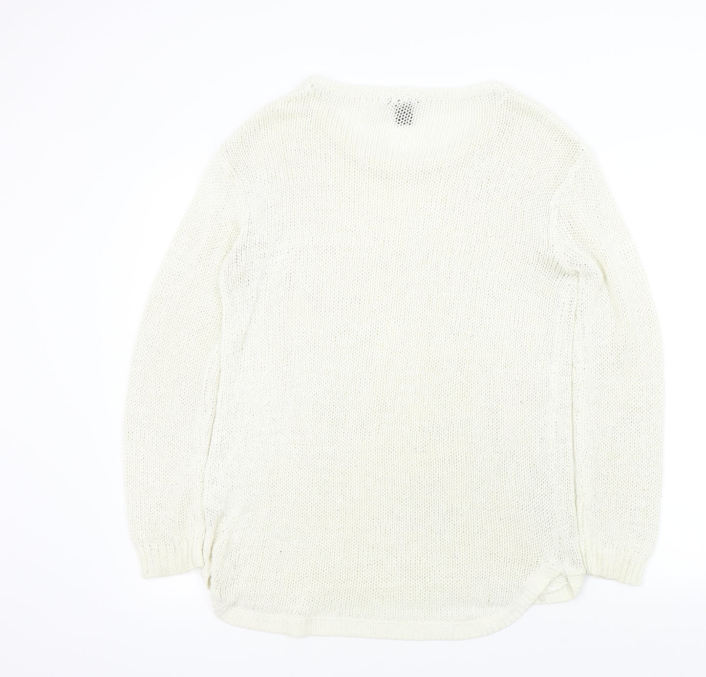 H&M Womens Beige   Pullover Jumper Size M