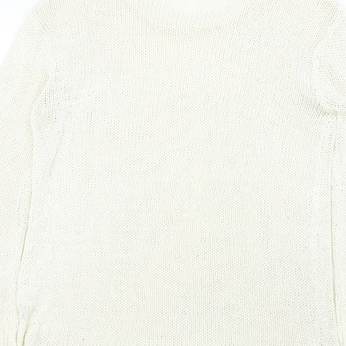H&M Womens Beige   Pullover Jumper Size M