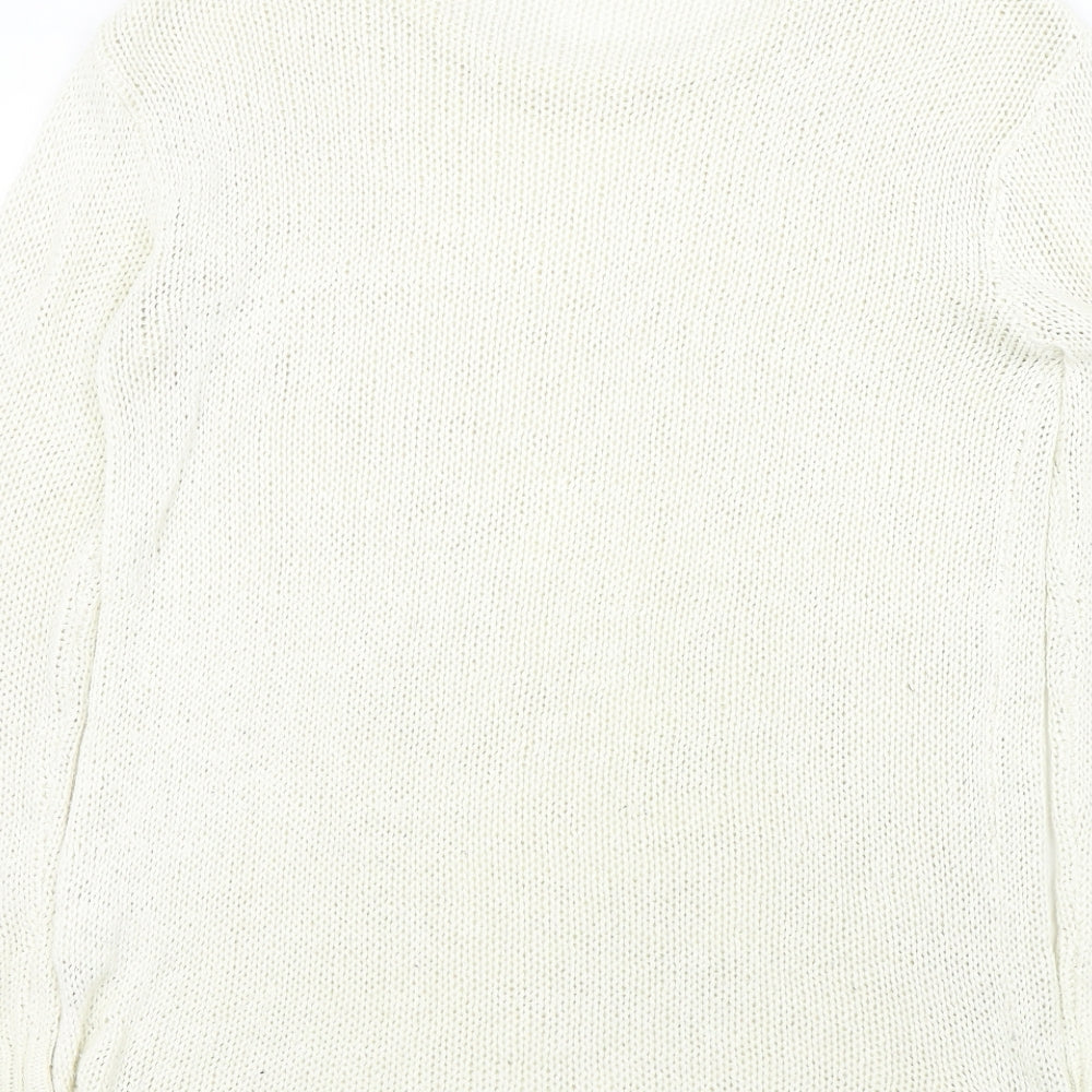 H&M Womens Beige   Pullover Jumper Size M