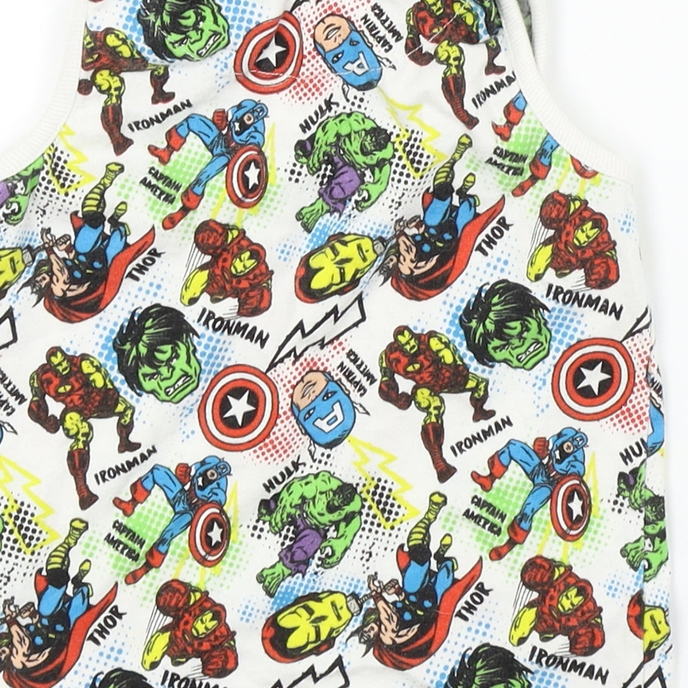 F&F Boys Multicoloured   Basic T-Shirt Size 3-4 Years  - MARVEL