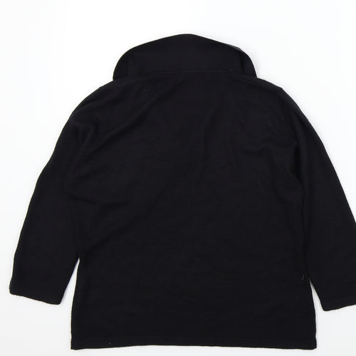 M&Co Womens Black   Pullover Jumper Size L