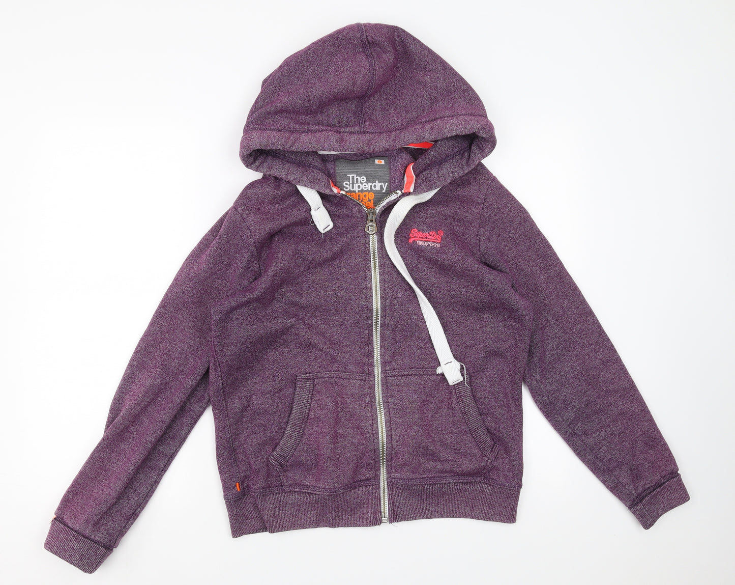 Superdry Womens Purple   Full Zip Hoodie Size L