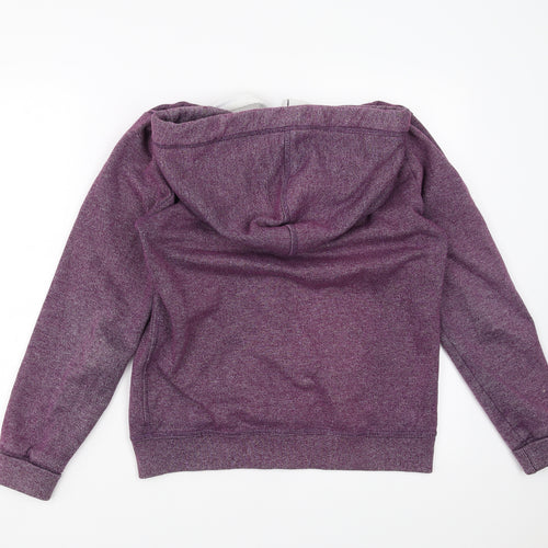 Superdry Womens Purple   Full Zip Hoodie Size L