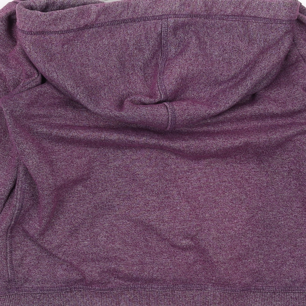 Superdry Womens Purple   Full Zip Hoodie Size L