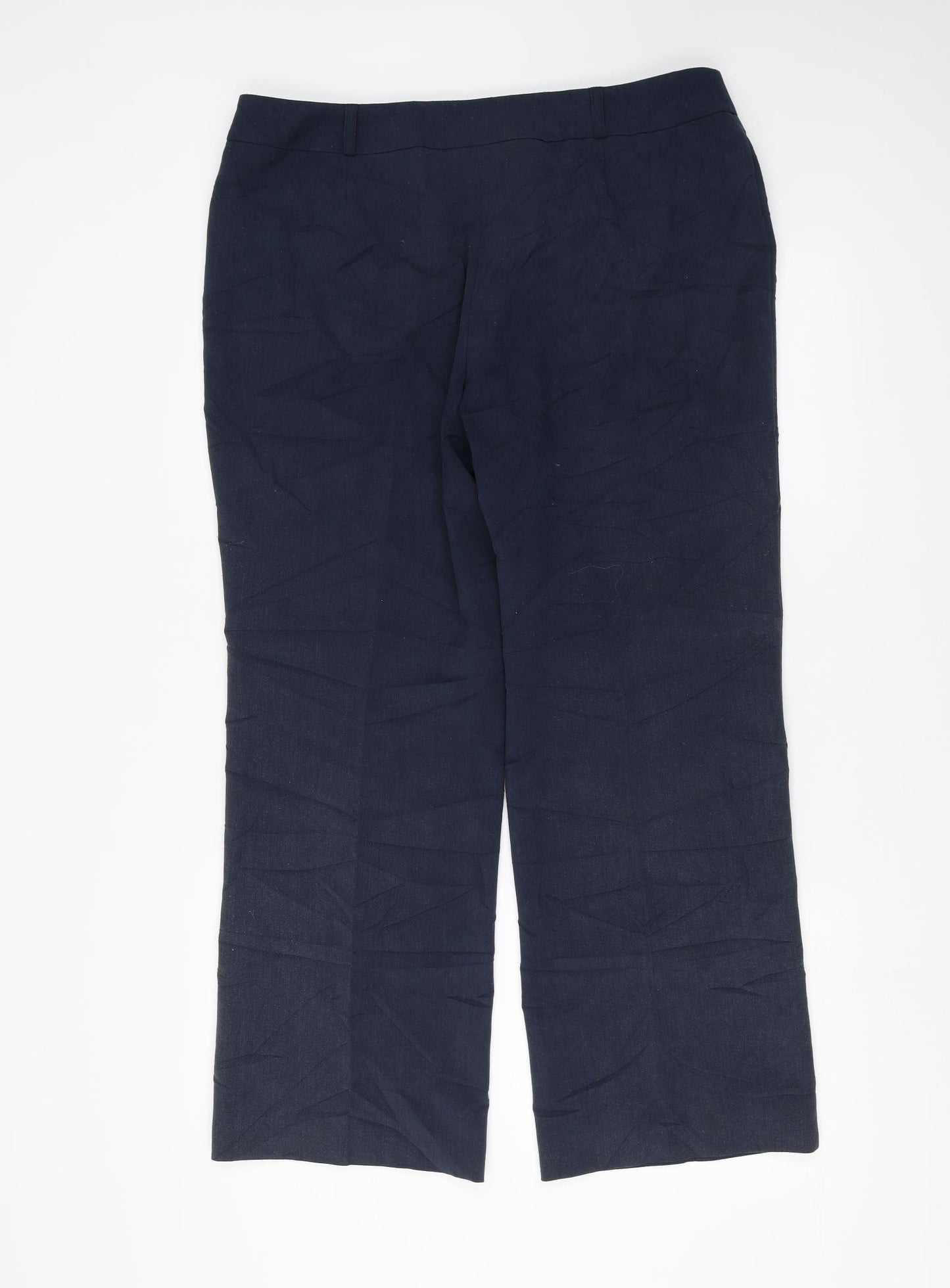 BHS Womens Blue   Trousers  Size 16 L29 in