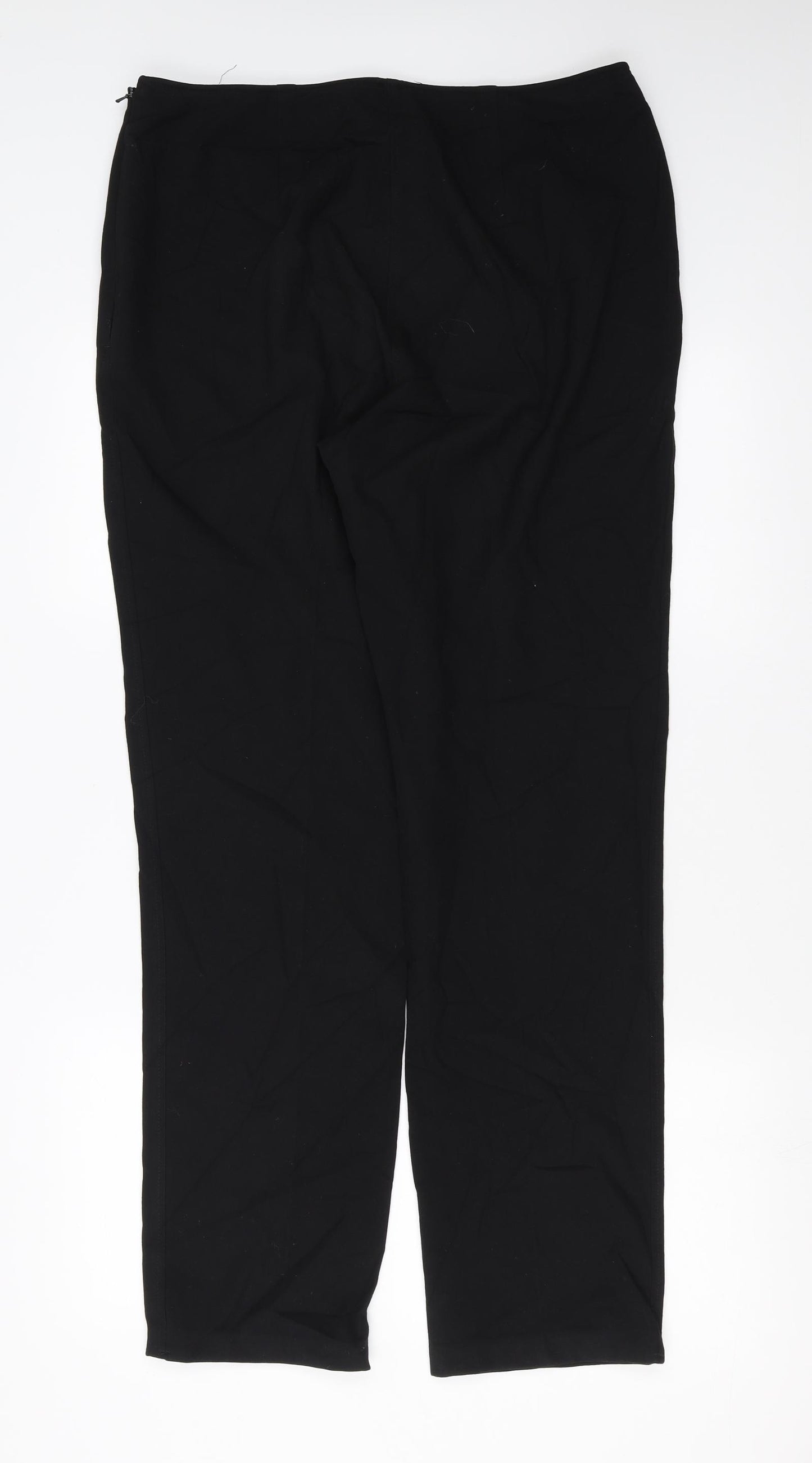 St michael  Womens Black   Trousers  Size 16 L31 in