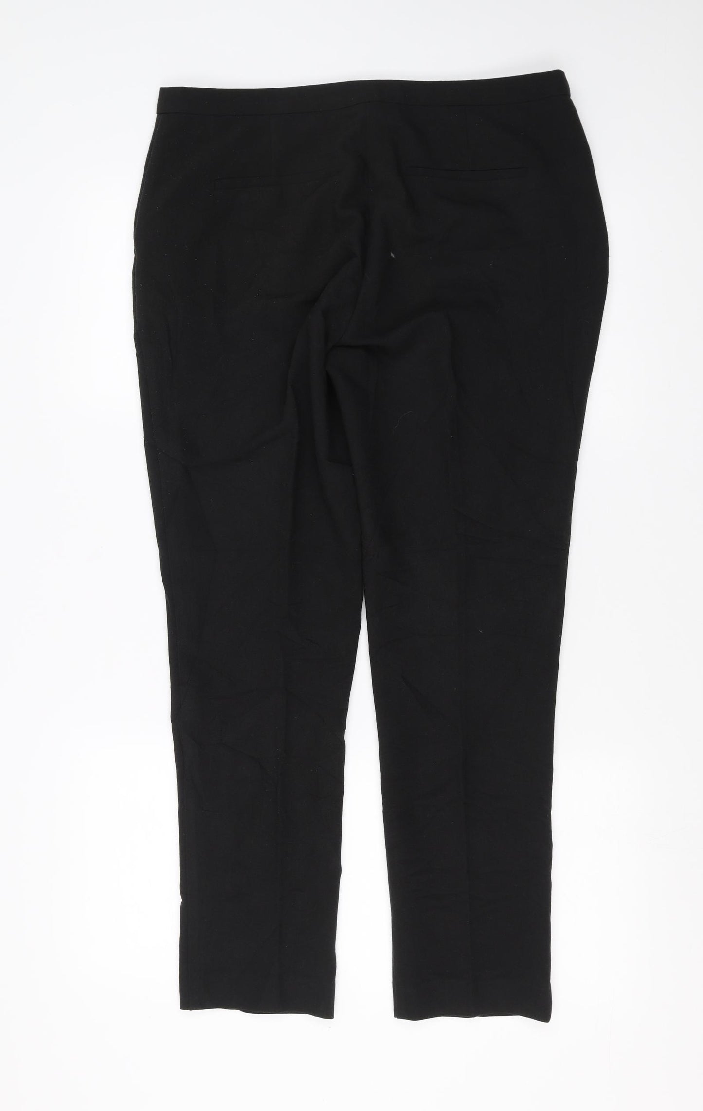 New Look Womens Black   Trousers  Size 14 L28 in