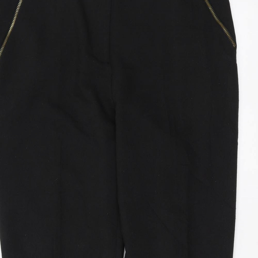 New Look Womens Black   Trousers  Size 14 L28 in