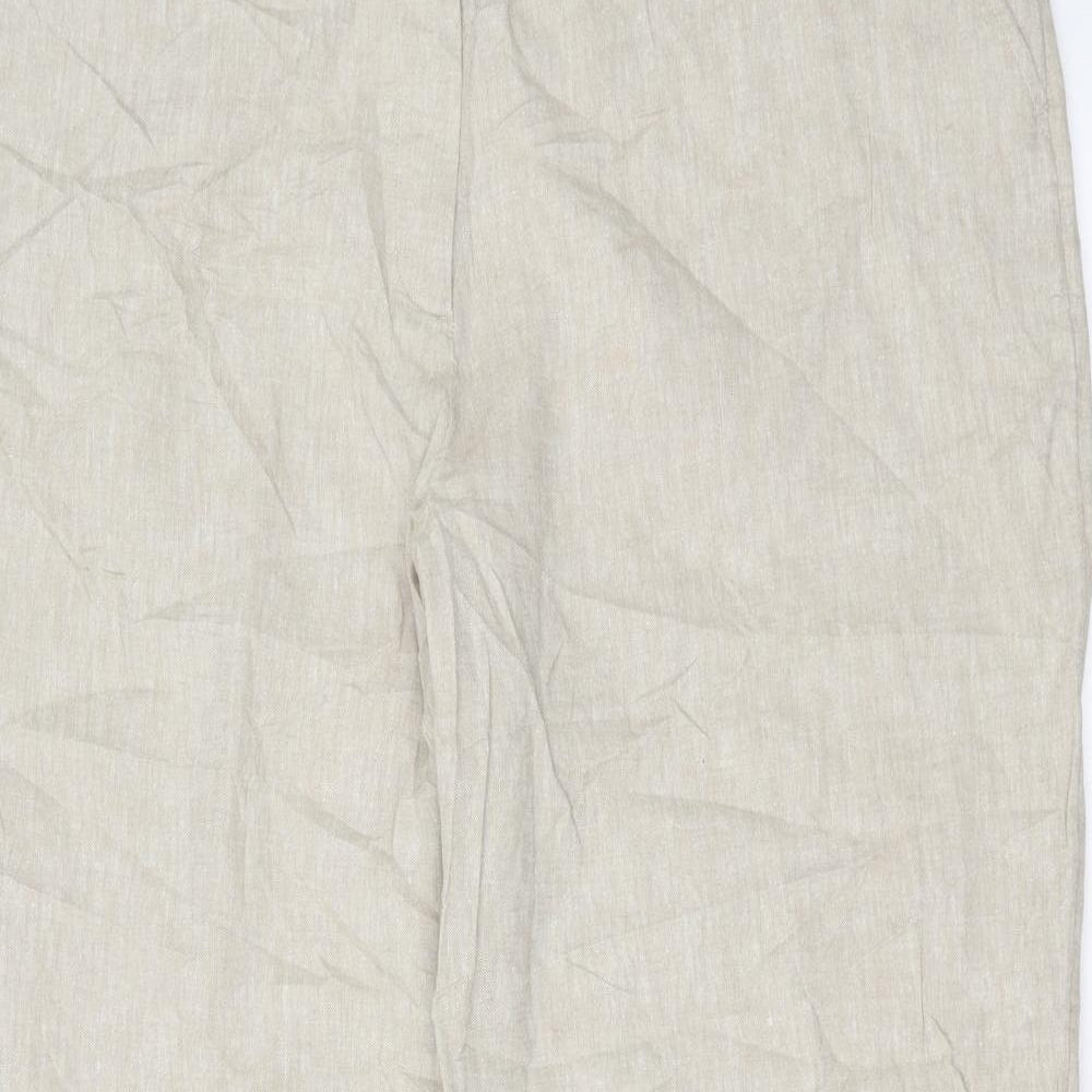 Sainsburys Womens Beige   Trousers  Size 20 L28 in