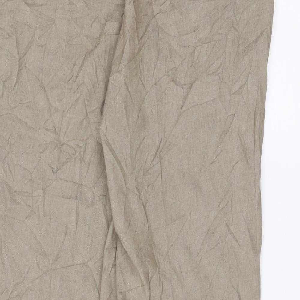 Marks and Spencer Womens Beige   Trousers  Size 10 L30 in
