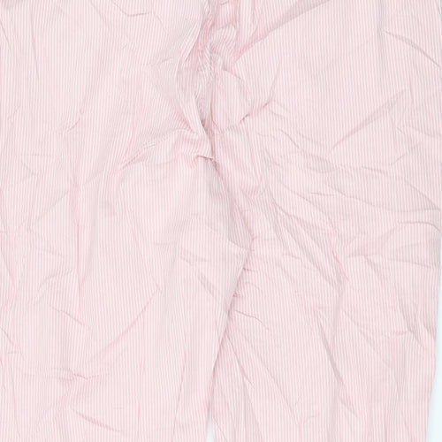 Marks and Spencer Womens Pink Striped  Trousers  Size 20 L27 in