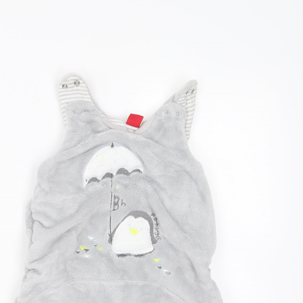 BabyGro Baby Grey Solid   One Piece Size 0-3 Months  - gro bag