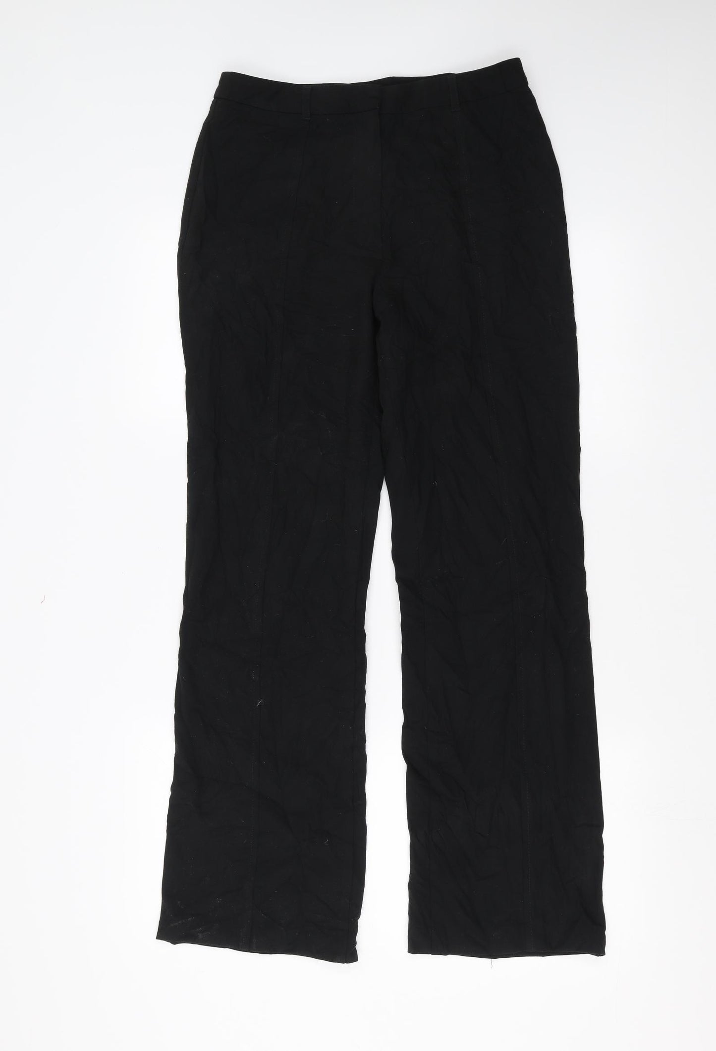 Marks and Spencer Womens Black   Trousers  Size 12 L30 in