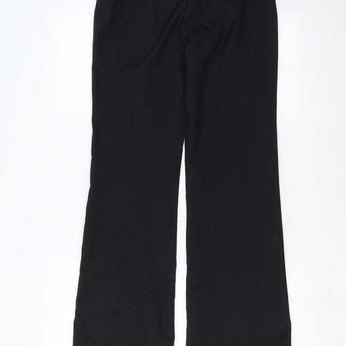 Sainsburys Womens Black   Trousers  Size 8 L28 in