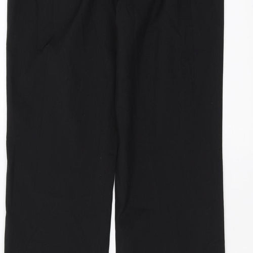 Sainsburys Womens Black   Trousers  Size 8 L28 in