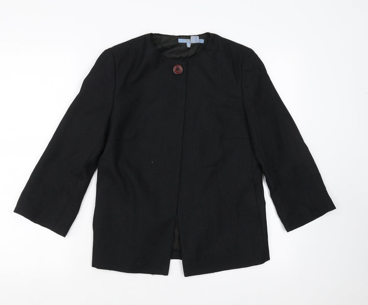 Zara Womens Black Jacket Suit Jacket Size M