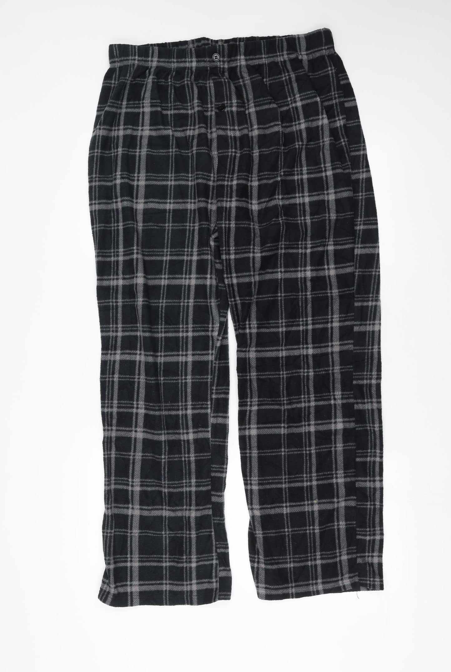 Guinness Mens Black Check   Pyjama Pants Size XL