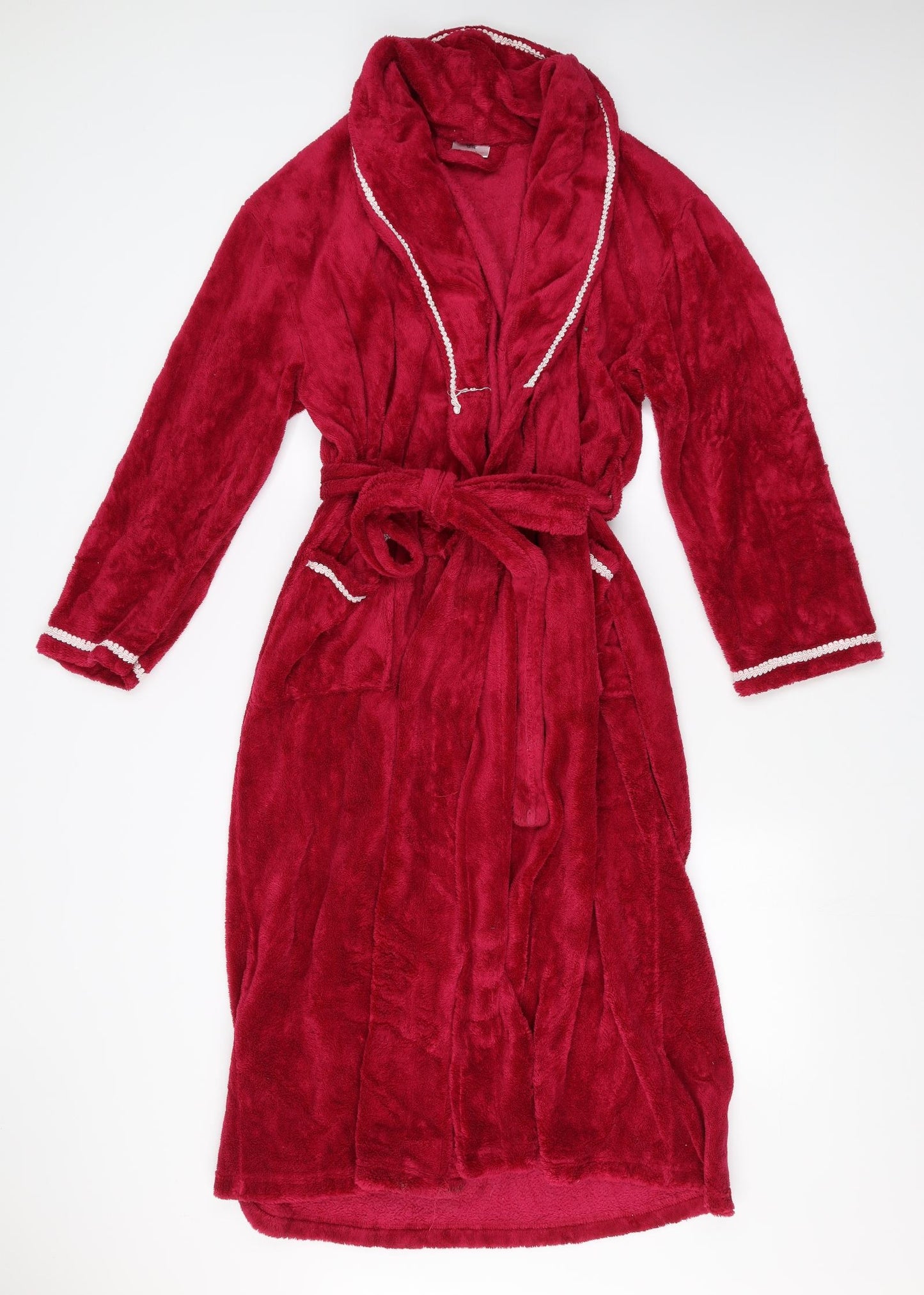 Preworn Womens Pink Solid  Top Robe Size M