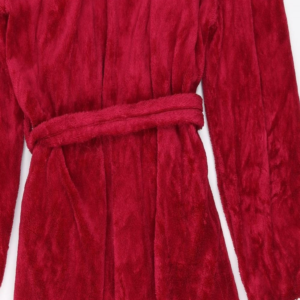 Preworn Womens Pink Solid  Top Robe Size M