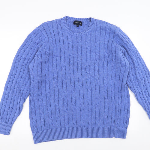 Blue Harbour Mens Blue   Pullover Jumper Size XL