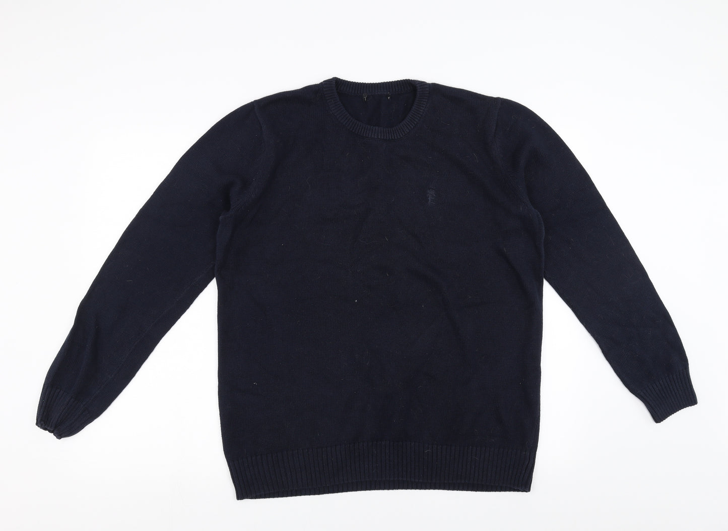 Easy Mens Blue   Pullover Jumper Size L