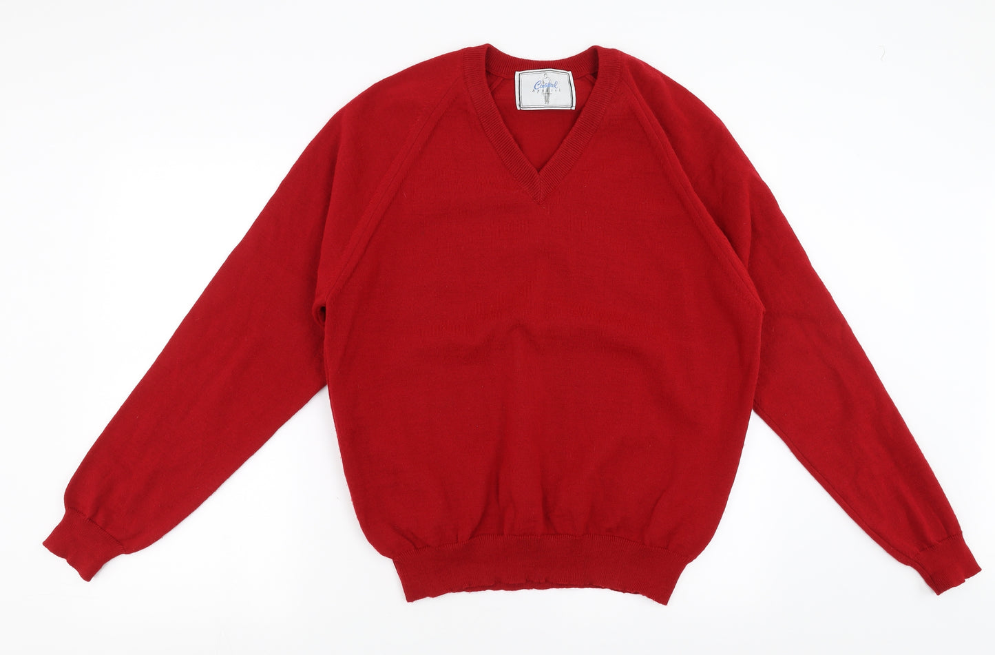 Casual Apparel Mens Red   Pullover Jumper Size M