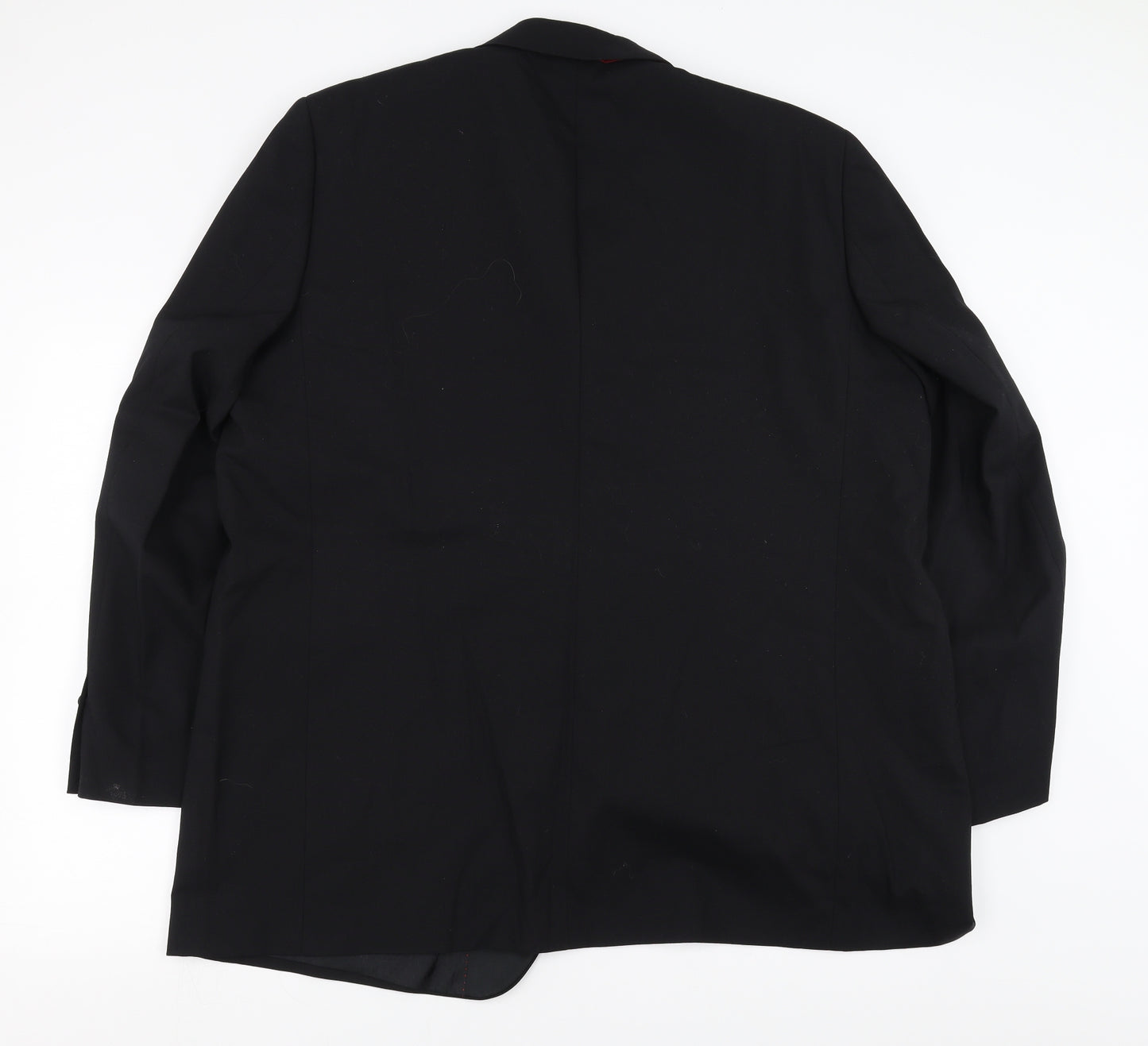 1860 Menswear Mens Black   Jacket Suit Jacket Size 50