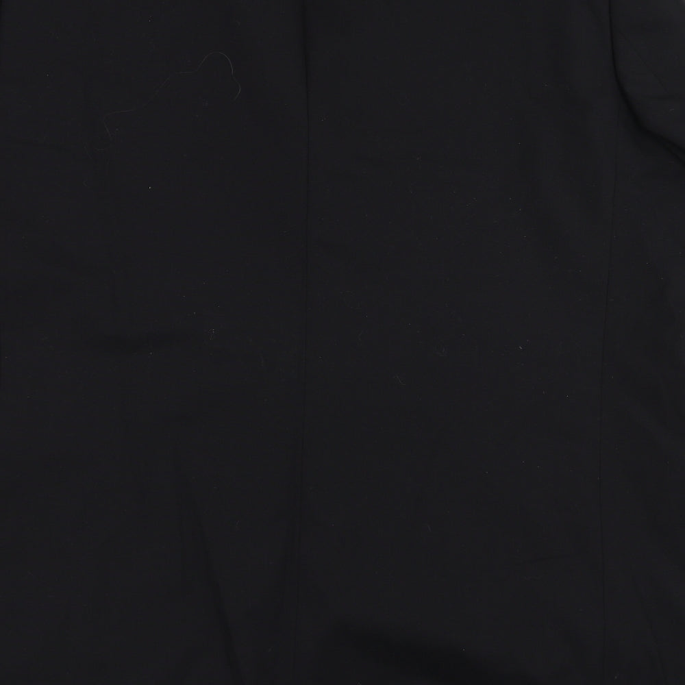 1860 Menswear Mens Black   Jacket Suit Jacket Size 50