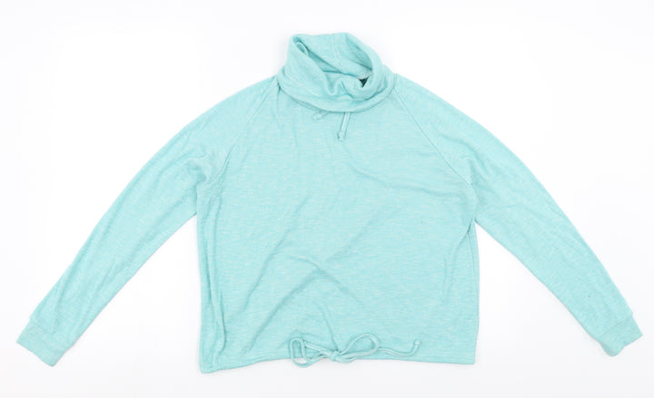 Primark Womens Green Striped Pullover Jumper Size 12