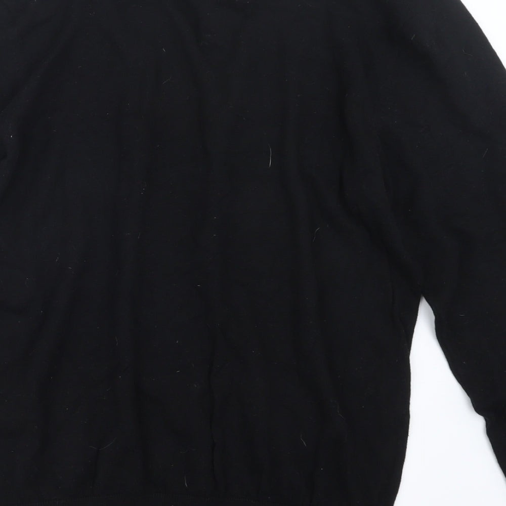 George Mens Black  Knit Pullover Jumper Size M