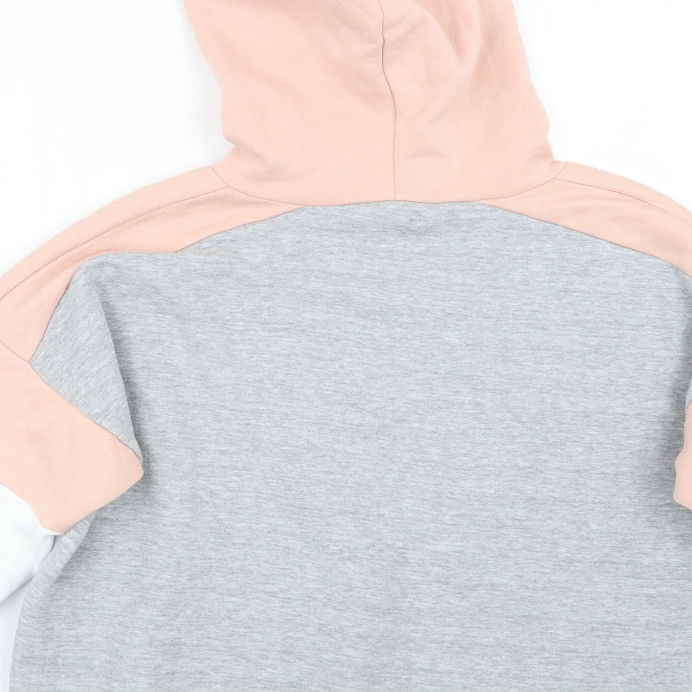 New Look Girls Grey   Pullover Hoodie Size 14-15 Years