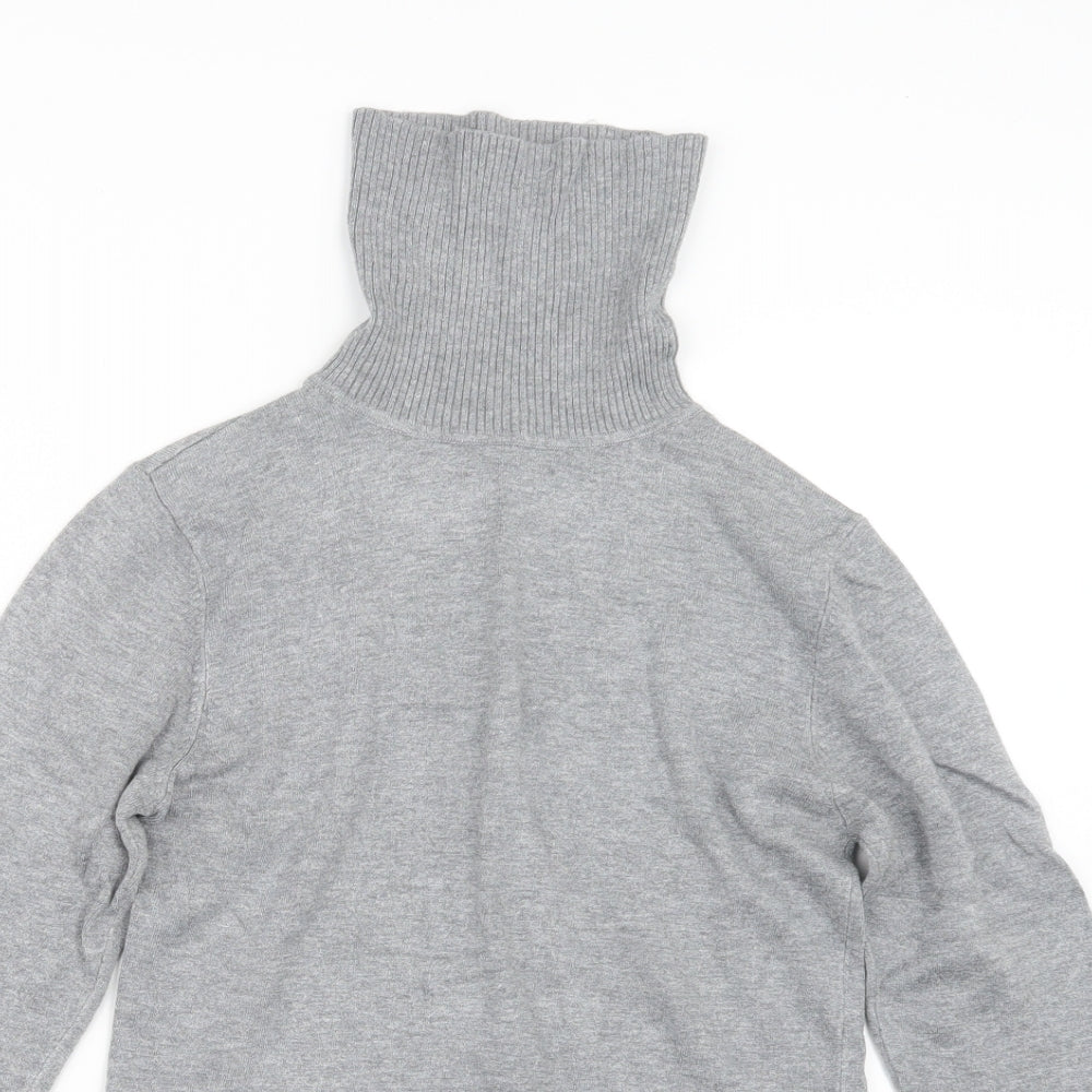 Papaya Womens Grey  Knit Pullover Jumper Size 12