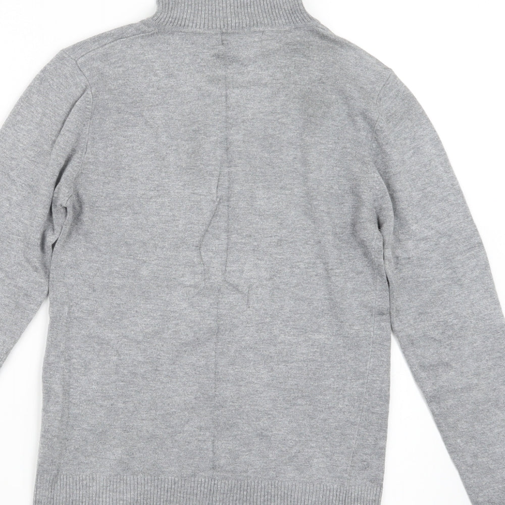 Papaya Womens Grey  Knit Pullover Jumper Size 12