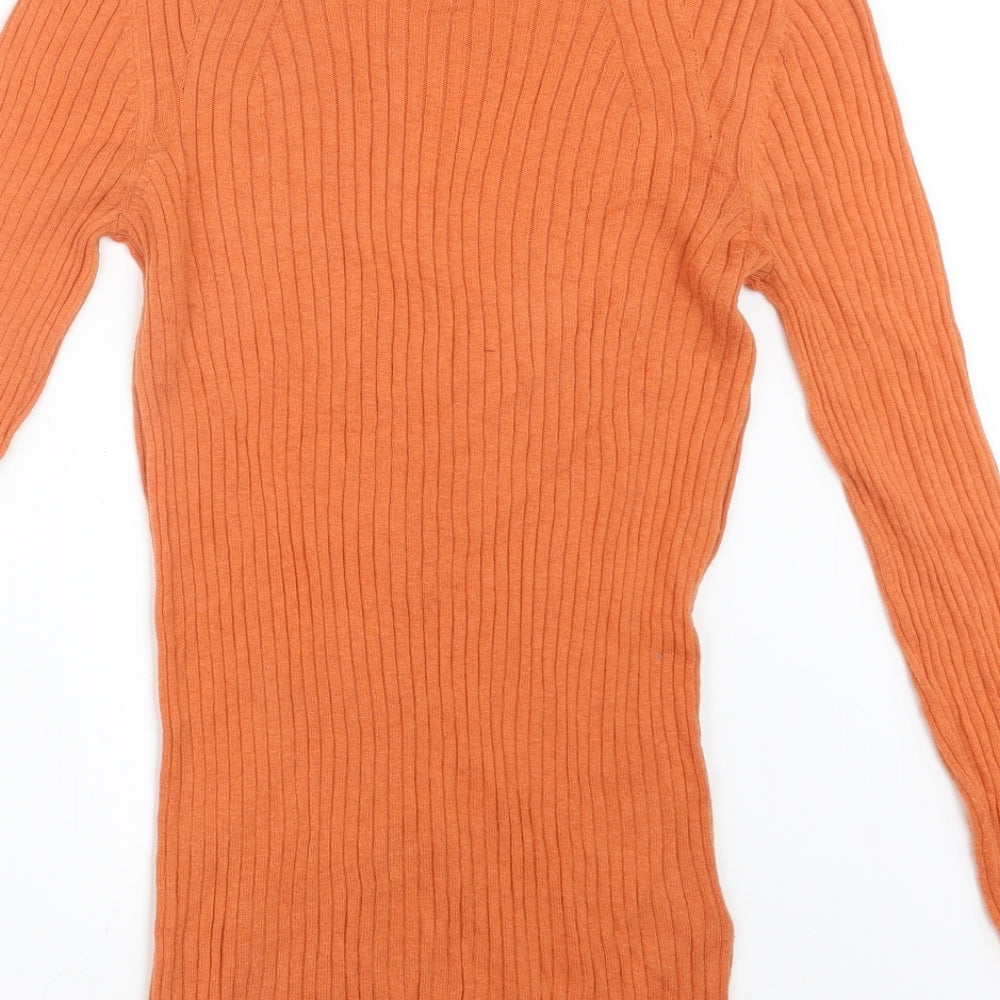 NEXT Womens Orange   Pullover Jumper Size 8
