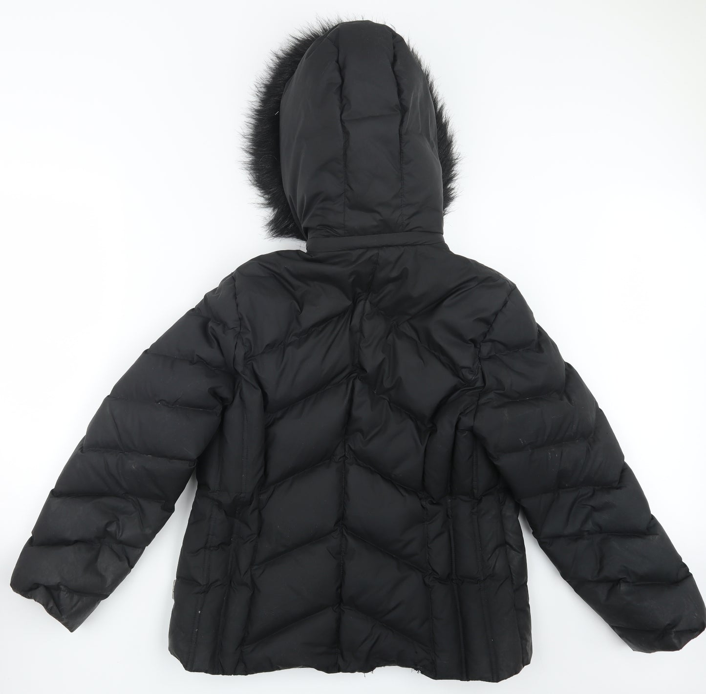 Per Una Womens Black   Jacket Coat Size L