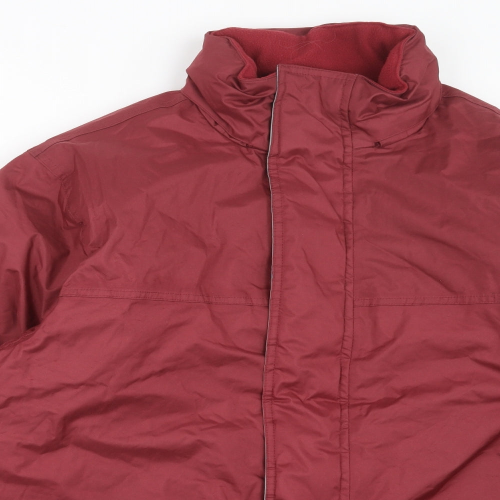 Result Mens Red   Jacket Coat Size L