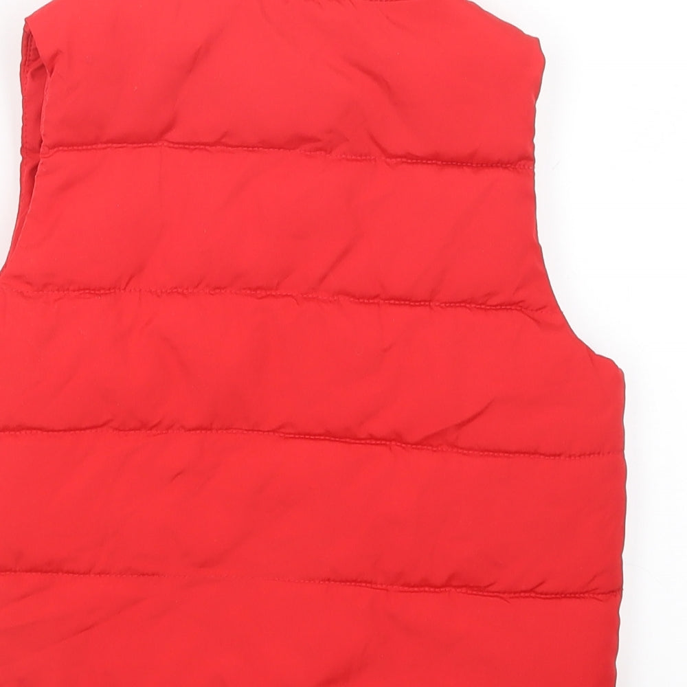 Gap Boys Red   Gilet Jacket Size 4 Years