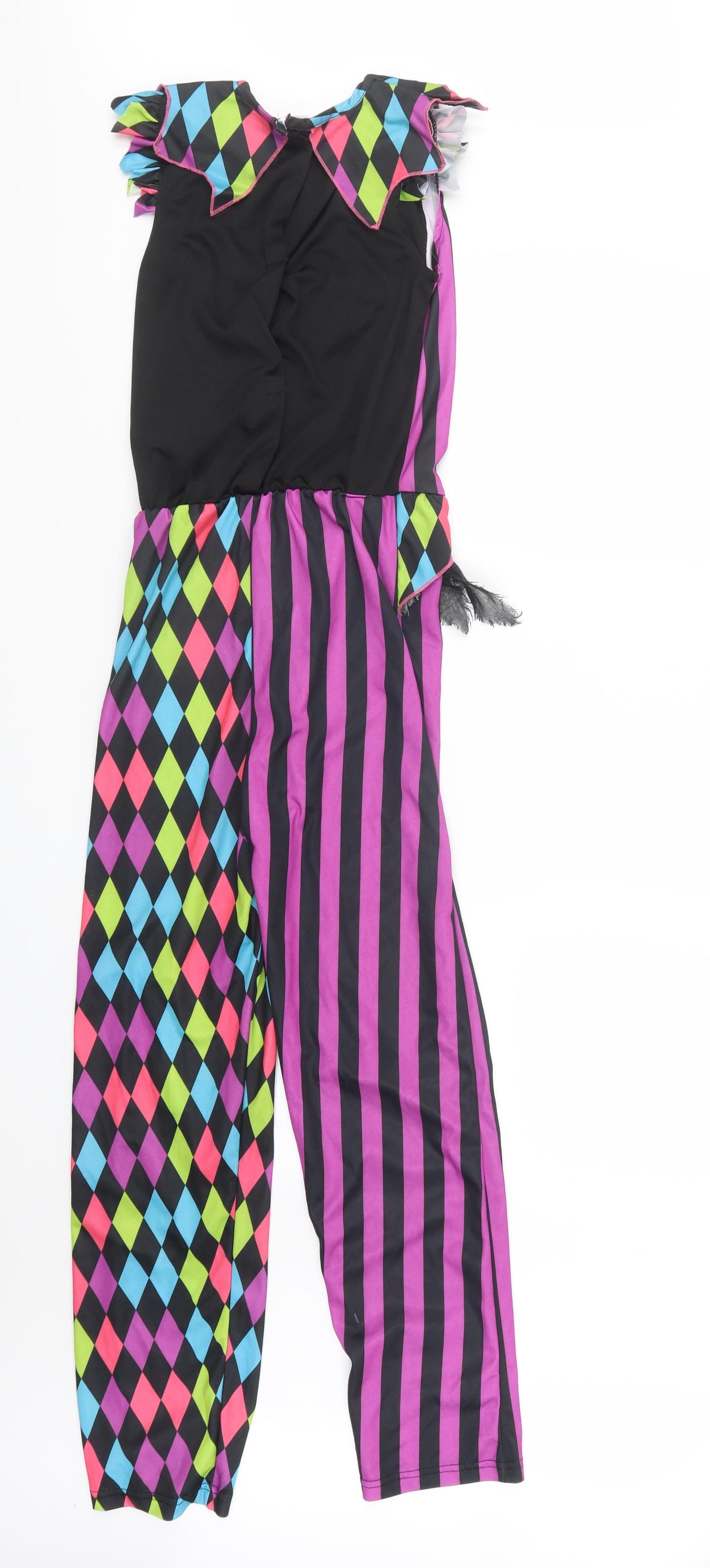 TU Girls Black Geometric  Jumpsuit One-Piece Size 11-12 Years  - Fancy Dress